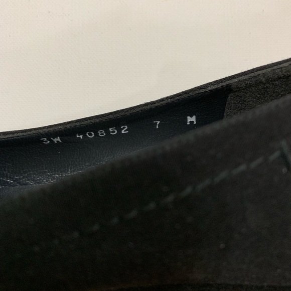 Stuart Weitzman Black & Tortoise Shell Print Flats - Picture 8 of 8